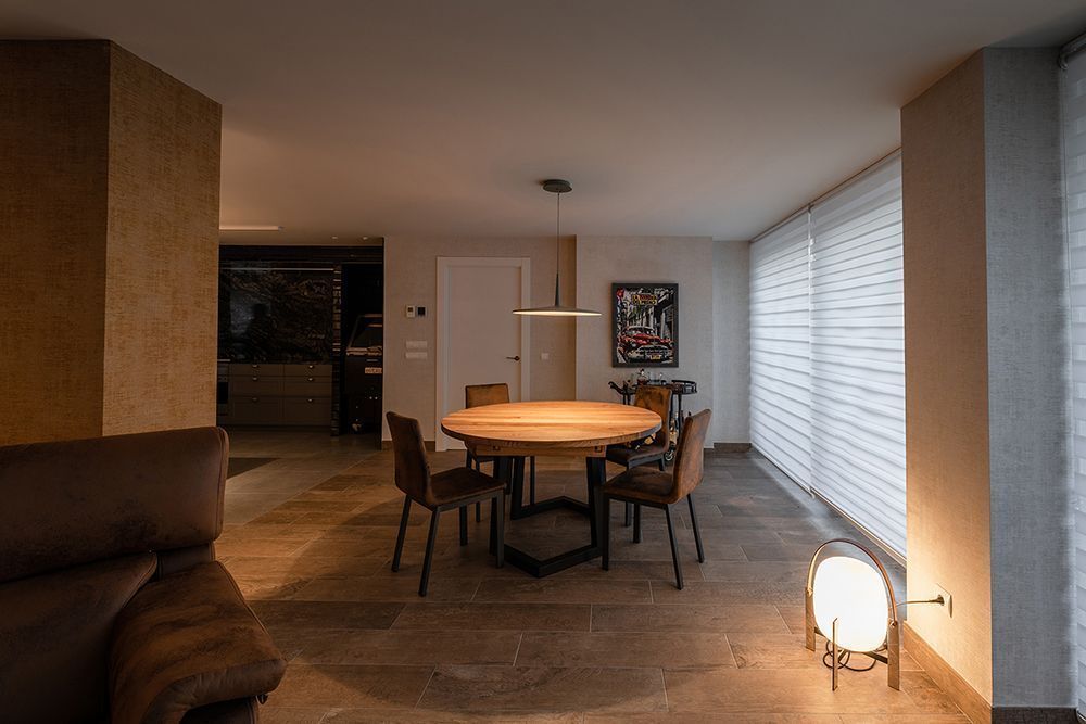 mesa redonda merendero reformado