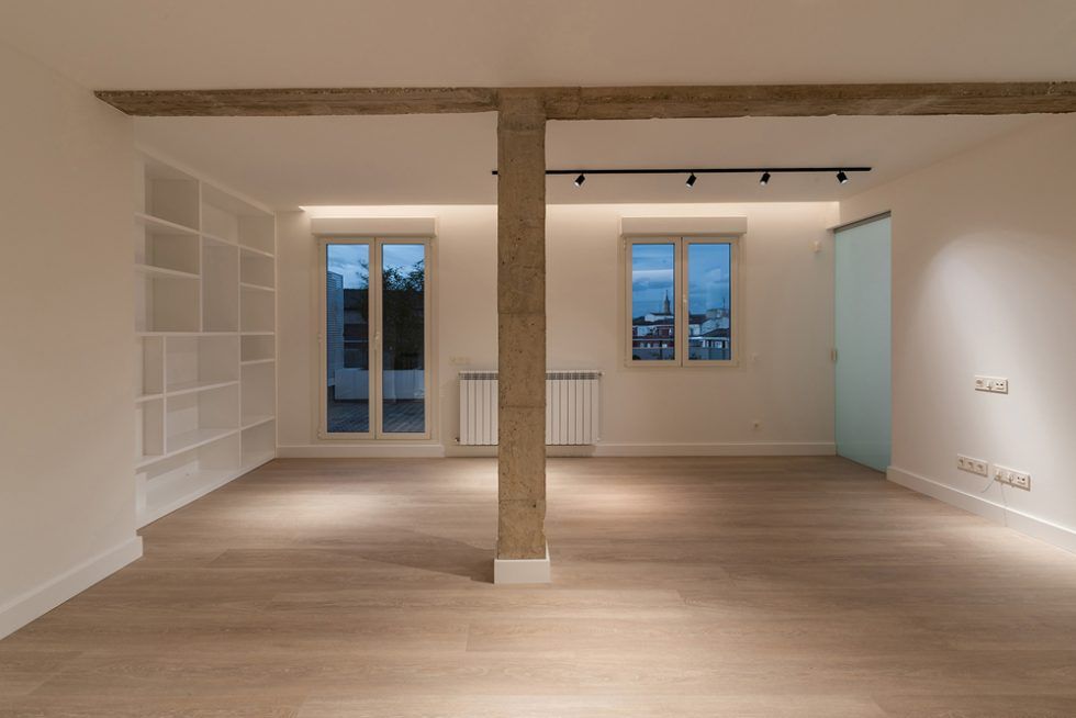 ampliación salón obra 